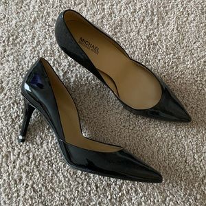 Michael Kors Black Leather Heels